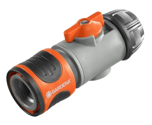 Коннектор для шланга GARDENA с регулятором, 1/2", ABS, 02942-20