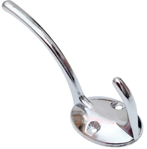 Крючок-вешалка СКОБЯНОЙ настенный хром 002428