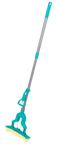 Швабра Рыжий кот Бабочка отжимная, с насадкой ПВА, из металла и пластика, телескопическая ручка 120см / хозяйственные товары