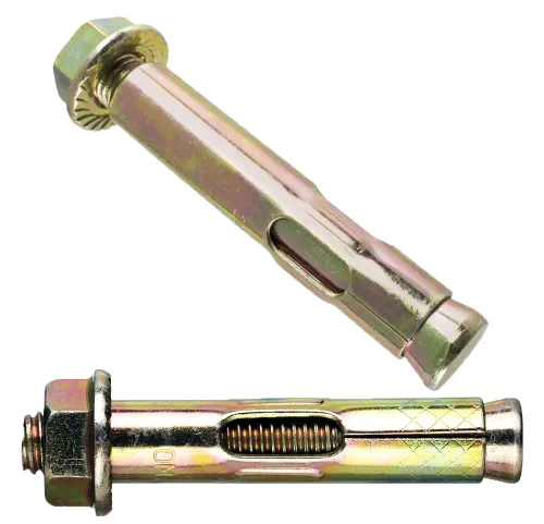 Анкерный болт MIXTON / Микстон с гайкой для бетона и кирпича, из оцинкованной стали, М8, диаметр установки 10мм, длина 150мм / крепеж