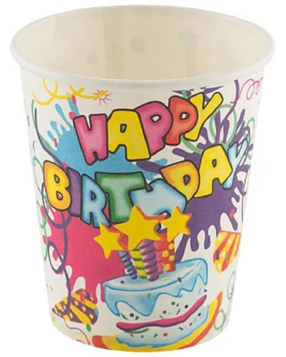Набор одноразовой посуды Волшебная Страна Happy Birthday, 6шт