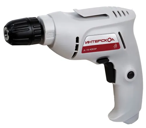 Дрель Интерскол Д-10/420ЭР ПРОМО электрическая 420Вт