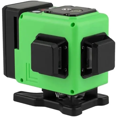 Лазерный уровень AMO LN 3D-360, 3 зеленых луча, IP54