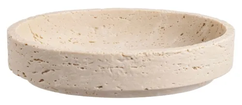 Мыльница Fora / Фора RAFAEL настольная, полирезиновая, бежевая, 135×115×80мм / товары для дома