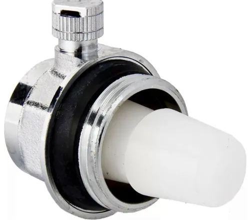 Воздухоотводчик СТМ автоматический, левый, хром, 1" CARDPL01