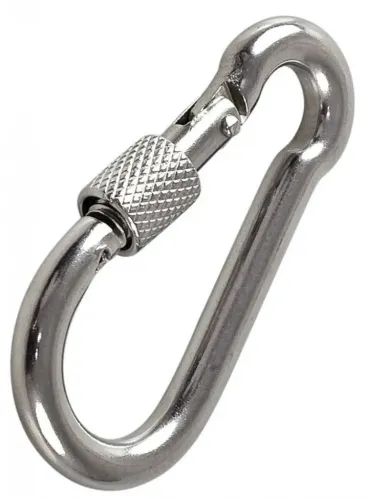 Карабин MIXTON винтовой 6мм оцинкованная сталь