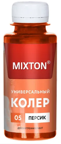 Колер для краски MIXTON / Микстон паста универсальная, цвет персик, 0.1л / строительство и ремонт