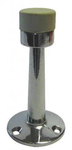 Ограничитель для двери Скобяной Хедер высокий, хром 20х70мм