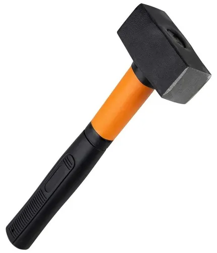 Кувалда PARK / Парк с фиберглассовой рукояткой, из стали, 1кг, длина 260мм / инструменты для строительства и ремонта