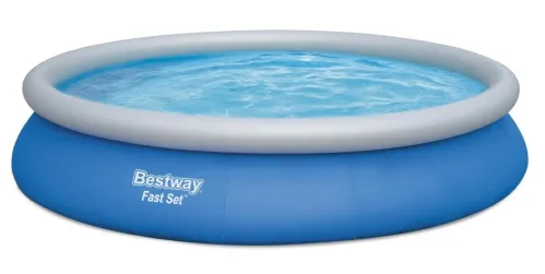 Бассейн надувной Bestway Fast Set, с фильтром, артикул 004783