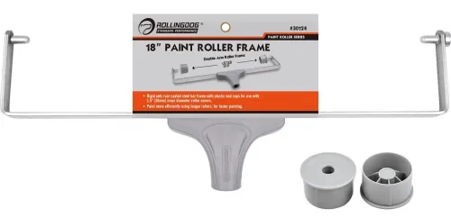 Ручка для валика Rollingdog / Роллингдог бюгель с резьбой из алюминия и пластика, диаметр 38мм / строительство и ремонт