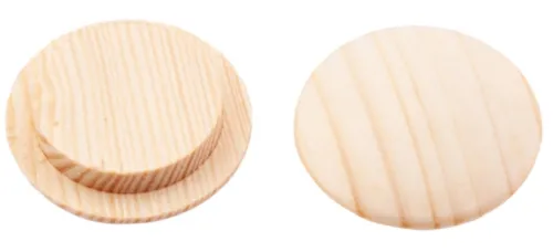 Заглушка декоративная Element, деревянная, сосна, 25мм, 6шт