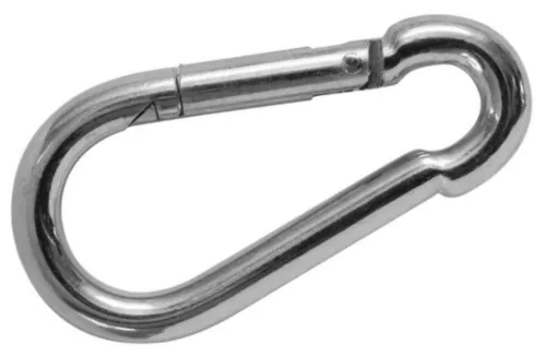 Карабин усиленный DIN5299, из нержавеющей стали, 5мм / такелаж