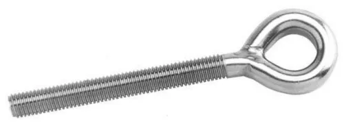 Винт MIXTON / Микстон метрический с кольцом оцинкованный, стальной, серый, 12×150мм, 1шт. / крепеж