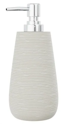 Дозатор Fora Bricks настольный, полирезина, 275мл, бежевый