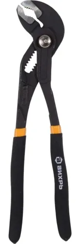 Клещи переставные Вихрь 250мм, кнопочные, сталь, 73/6/3/11