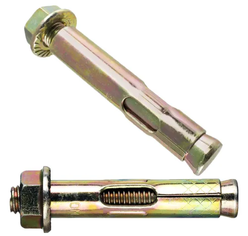 Анкерный болт MIXTON / Микстон с гайкой для бетона и кирпича, из оцинкованной стали, М8, диаметр установки 10мм, длина 60мм / крепеж