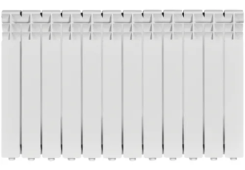 Радиатор Rommer Optima 500, алюминиевый, 12 секций, 1560Вт