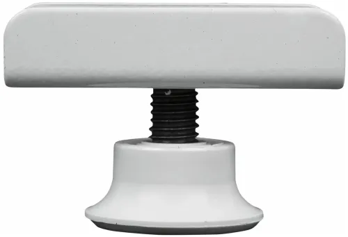 Опора мебельная Стройбат М8 круглая регулируемая стальная белая 2шт