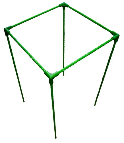 Кустодержатель садовый ETIZ, квадратный, фибергласс, 55х55х85см