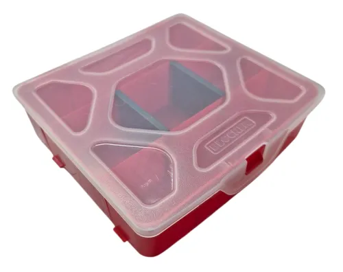 Органайзер BLOCKER / Блокер Master 5.5" для хранения мелочей с крышкой, из полипропилена, 140х135х42мм / оборудование для мастерской