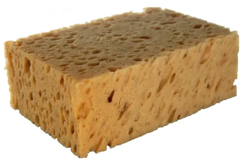 Губка автомобильная CORTE / Корте для ухода за лакокрасочным покрытием, поролоновая, 160×110×58мм / автотовары