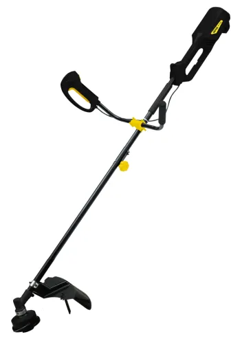 Триммер садовый HUTER / Хутер GET-1700B электрический, для травы, с верхним расположением двигателя, ширина скашивания 42см / инструменты