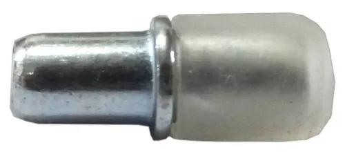 Держатель для полки Element / Элемент стеклодержатель, металлический, цвет никель, 5×16мм, 12шт. в упаковке / фурнитура для мебели, полкодержатель