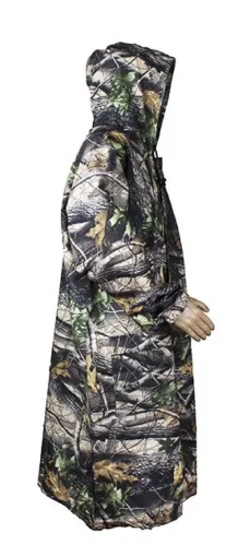 Дождевик КМФ Лес плащ с капюшоном, оксфорд, артикул 001