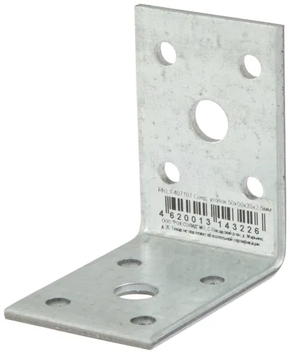 Крепежный уголок Rock Solid Connection перфорированный, RKL1/407107