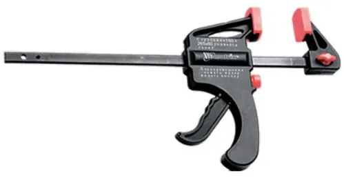 Струбцина Matrix / Матрикс F-образная, в пластиковом корпусе, черная, 200х45мм / инструменты