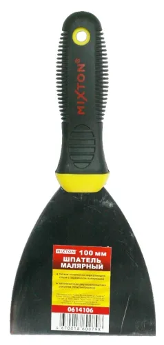 Шпатель MIXTON Soft 100мм, нержавеющая сталь, 0614106