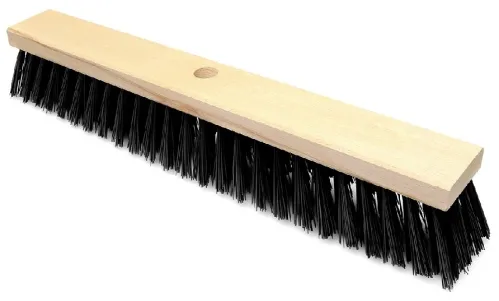 Щетка УП-600 уличная для уборки пола, без черенка, из дерева, бежевая, ширина 600мм / хозяйственные товары
