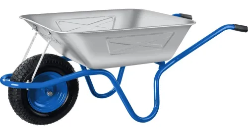 Садовая тачка Зубр ПТ-250 с оцинков. кузовом, 130л, 39907