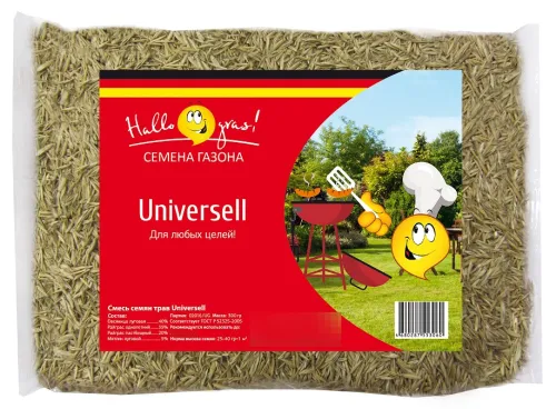Семена травы газонной ГазонCity Universell Gras, универсальный, 0.3кг / дом и сад