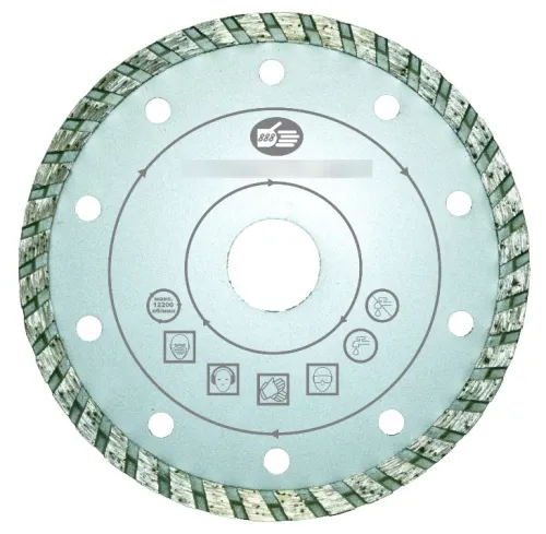 Диск алмазный 888 по камню, сухой и влажный рез, диаметр 230мм, посадочный 22.23мм, высота сегмента 8мм, рез 2.6мм / расходные материалы и оснастка