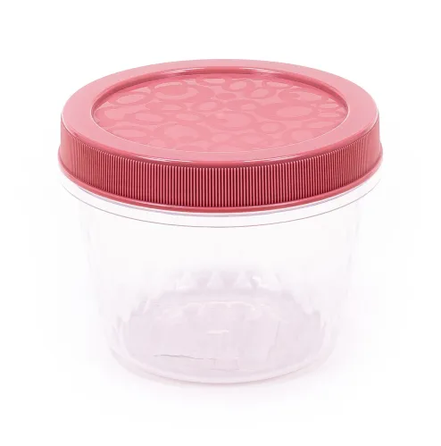 Контейнер пищевой Альт-пласт Гурман с крышкой, из пластика, прозрачный, 450мл / хранение продуктов