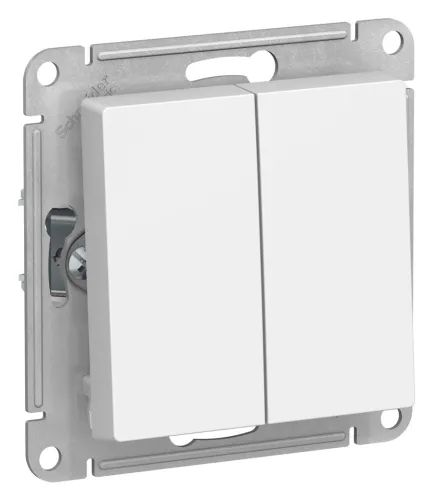 Выключатель Schneider Electric Atlas Design ATN000165 двухклавишный