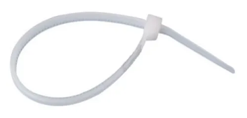 Хомут стяжка MIXTON / Микстон кабельный, нейлоновый, белый, 4.2×350мм, 10шт. / крепеж