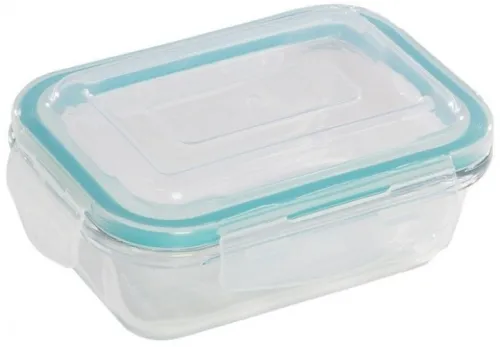 Контейнер пищевой Mallony Diafano с крышкой, стекло, 370мл