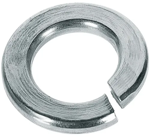 Шайба Стройбат пружинная, из нержавеющей стали, М8, DIN 127, диаметр 8мм, 15шт. / крепеж