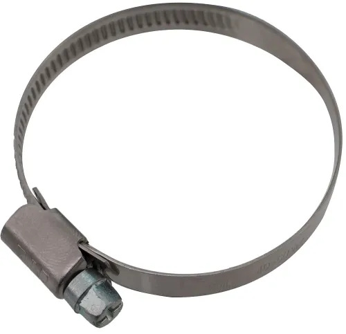 Хомут обжимной MIXTON червячный, оцинкованная сталь W1, 40-60мм, 2шт