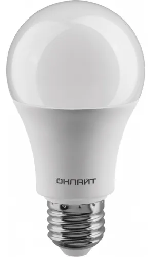Лампочка светодиодная ОНЛАЙТ OLL-A60-11-230-4K-E27-PACK3, 11Вт, 4000К