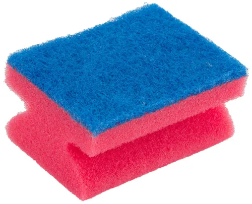 Губка для посуды Рыжий кот профильная 003927, 3 шт.