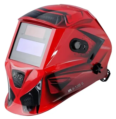 Маска сварщика Fubag IR 9-13B S хамелеон, красная, экран 95×36мм