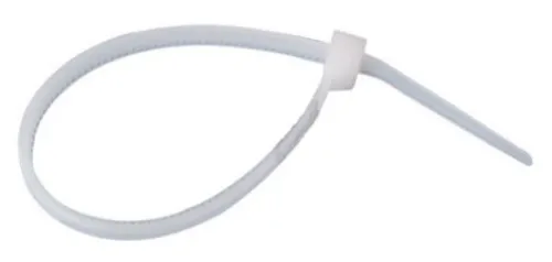 Хомут стяжка MIXTON / Микстон кабельный, нейлоновый, белый, 2.5×200мм, 30шт. / крепеж