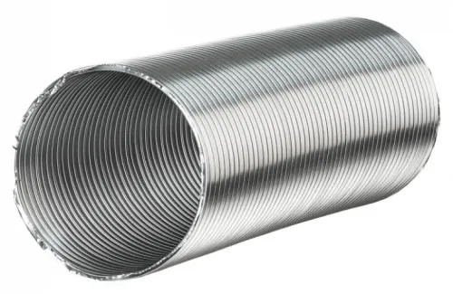 Гофрированный воздуховод ЭРА 08ВА, алюминиевый, диаметр 80мм, 1м