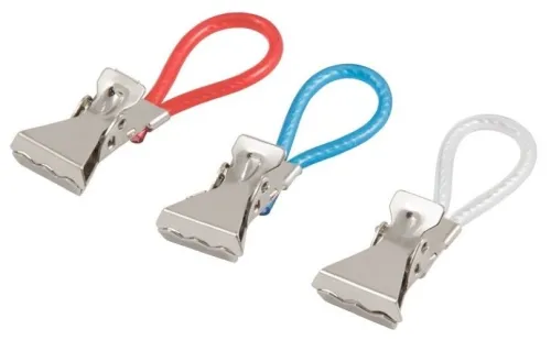 Прищепки Рыжий кот для полотенец, стальные, серые, 10 шт