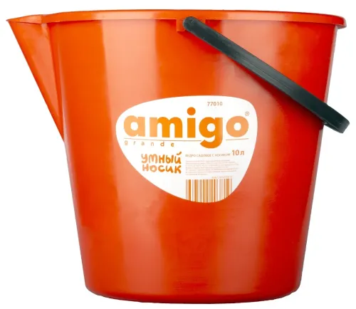 Ведро Amigo Умный носик пластиковое 10л хозяйственное