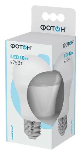 Лампочка светодиодная Фотон груша E27 4000К 865Лм 10Вт